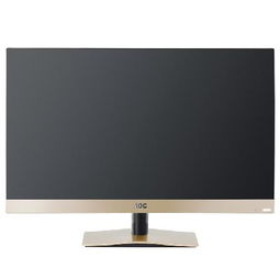 aoct2369z 23英寸宽屏超窄边框ips广视角led背光不闪式3d液晶显示器 带电视功能 金色 液晶显示器产品图片1 it168